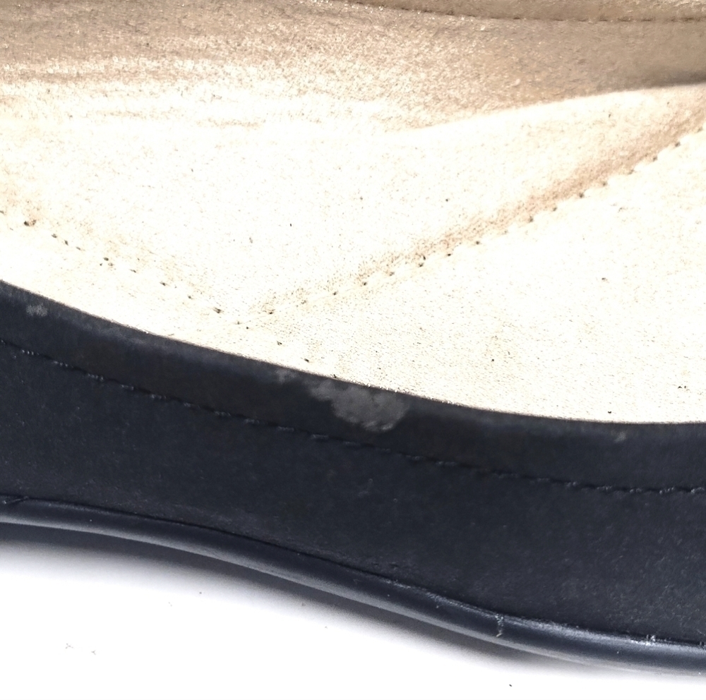 White Mountain ballet flats black shoes Size: 7.5 - Picture 5 of 10